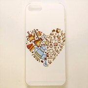 MINIOPAL CASE 05564 [iPhone5用 背面カバータイプ PR ハートプリント]