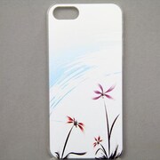 MINIOPAL CASE 95582 [iPhone5用 背面カバータイプ PR プリント花]