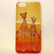 MINIOPAL CASE 95636 [iPhone5用 背面カバータイプ PR アニマルプリント熊]