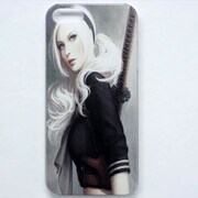 MINIOPAL CASE 15662 [iPhone5用 背面カバータイプ PR アニメ調少女プリント]