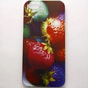 MINIOPAL CASE 95667 [iPhone5用 背面カバータイプ PR プリントイチゴ]