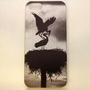 MINIOPAL CASE 15976 [iPhone5用 背面カバータイプ PR アニマルプリント鳥]