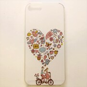 MINIOPAL CASE 06035 [iPhone5用 背面カバータイプ PR ハートプリント]