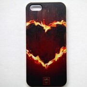 MINIOPAL CASE 96053 [iPhone5用 背面カバータイプ PR ハートプリント]