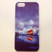 MINIOPAL CASE 06073 [iPhone5用 背面カバータイプ PR ハートプリント]