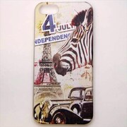 MINIOPAL CASE 06134 [iPhone5用 背面カバータイプ PR アニマルプリントゼブラ]
