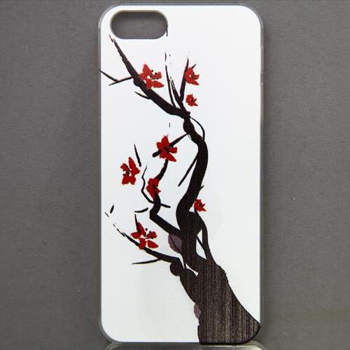 MINIOPAL CASE 96145 [iPhone5用 背面カバータイプ PR プリント花]