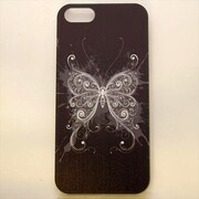 MINIOPAL CASE 06301 [iPhone5用 背面カバータイプ PR アニマルプリント蝶]