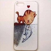 MINIOPAL CASE 06349 [iPhone5用 背面カバータイプ PR アニマルプリントネコ]