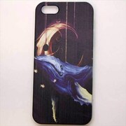 MINIOPAL CASE 06387 [iPhone5用 背面カバータイプ PR アニマルプリントイルカ]