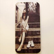 MINIOPAL CASE 16751 [iPhone5用 背面カバータイプ PR モノクロプリント]