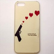 MINIOPAL CASE 97203 [iPhone5用 背面カバータイプ PR ハートプリント]