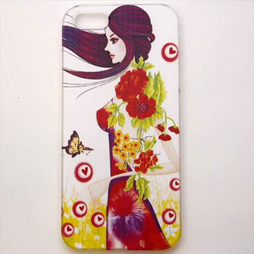 MINIOPAL CASE 97210 [iPhone5用 背面カバータイプ PR 少女プリント]