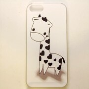 MINIOPAL CASE 97470 [iPhone5用 背面カバータイプ PR アニマルプリントキリン]