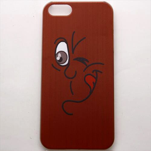 MINIOPAL CASE 07476 [iPhone5用 背面カバータイプ PR プリントスマイル]