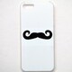 MINIOPAL CASE 97524 [iPhone5用 背面カバータイプ PR プリントヒゲ模様]