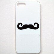 MINIOPAL CASE 97524 [iPhone5用 背面カバータイプ PR プリントヒゲ模様]