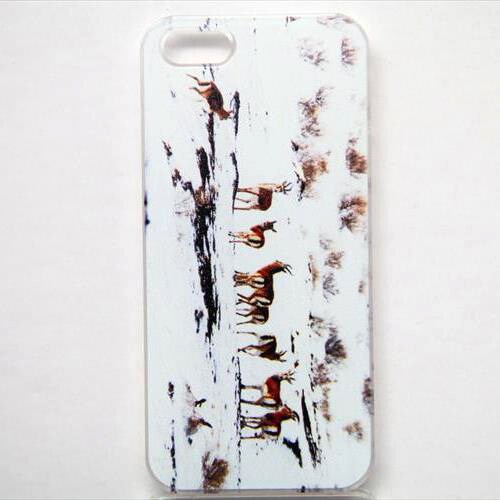 MINIOPAL CASE 97555 [iPhone5用 背面カバータイプ PR アニマルプリント]