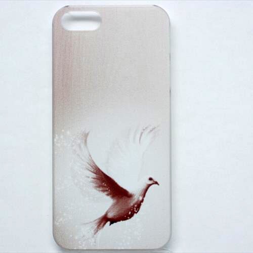 MINIOPAL CASE 97586 [iPhone5用 背面カバータイプ PR アニマルプリント鳥]