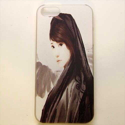 MINIOPAL CASE 97593 [iPhone5用 背面カバータイプ PR 少女プリント]