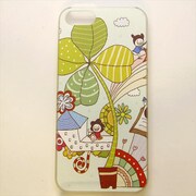 MINIOPAL CASE 97609 [iPhone5用 背面カバータイプ PR プリントこどもクローバー]