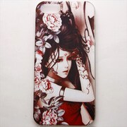 MINIOPAL CASE 07629 [iPhone5用 背面カバータイプ PR 中国風少女プリント]