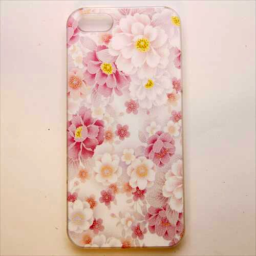 MINIOPAL CASE 17673 [iPhone5用 背面カバータイプ PR プリント花]
