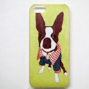 MINIOPAL CASE 97685 [iPhone5用 背面カバータイプ PR アニマルプリント犬]