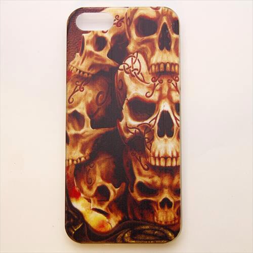MINIOPAL CASE 17703 [iPhone5用 背面カバータイプ PR スカルプリント]