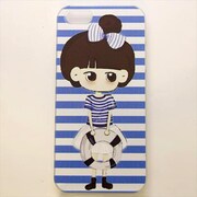MINIOPAL CASE 07735 [iPhone5用 背面カバータイプ PR 美少女プリントマリン]
