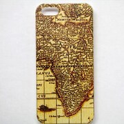 MINIOPAL CASE 97760 [iPhone5用 背面カバータイプ PR 地図プリント]