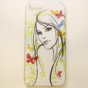 MINIOPAL CASE 97937 [iPhone5用 背面カバータイプ PR 少女プリント]