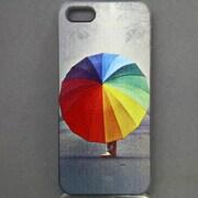 MINIOPAL CASE 98224 [iPhone5用 背面カバータイプ PR カラフル傘プリント]