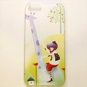 MINIOPAL CASE 98248 [iPhone5用 背面カバータイプ PR アニマルプリントキリン]