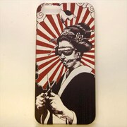 MINIOPAL CASE 98255 [iPhone5用 背面カバータイプ PR 和風美女プリント]