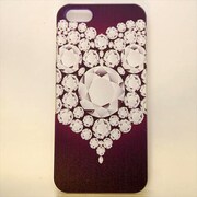 MINIOPAL CASE 18304 [iPhone5用 背面カバータイプ PR ハートプリント]