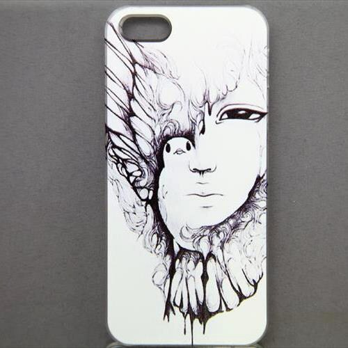 MINIOPAL CASE 98316 [iPhone5用 背面カバータイプ PR 美女プリント]