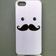 MINIOPAL CASE 18403 [iPhone5用 背面カバータイプ PR ヒゲ模様プリント]
