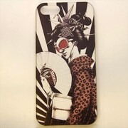 MINIOPAL CASE 98453 [iPhone5用 背面カバータイプ PR 和風美女プリント]