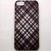 MINIOPAL CASE 18465 [iPhone5用 背面カバータイプ PR チェック柄プリント]