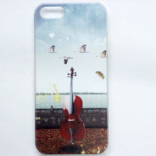 MINIOPAL CASE 18571 [iPhone5用 背面カバータイプ PR 楽器プリント]