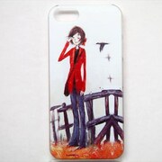 MINIOPAL CASE 98576 [iPhone5用 背面カバータイプ PR 少女プリント]