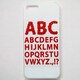 MINIOPAL CASE 98590 [iPhone5用 背面カバータイプ PR アルファベットプリント]