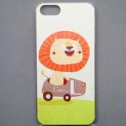 MINIOPAL CASE 18656 [iPhone5用 背面カバータイプ PR アニマルプリントライオン]