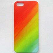 MINIOPAL CASE 08664 [iPhone5用 背面カバータイプ PR レインボープリント]