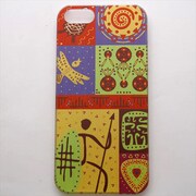 MINIOPAL CASE 98705 [iPhone5用 背面カバータイプ PR カラフルプリントアフリカ調]