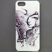 MINIOPAL CASE 18717 [iPhone5用 背面カバータイプ PR 美女プリント]