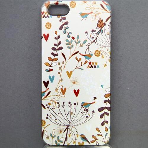 MINIOPAL CASE 98866 [iPhone5用 背面カバータイプ PR フラワープリント]
