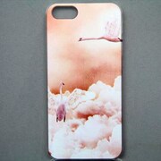 MINIOPAL CASE 08985 [iPhone5用 背面カバータイプ PR アニマルプリント鶴]