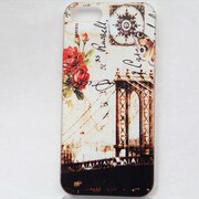 MINIOPAL CASE 09043 [iPhone5用 背面カバータイプ PR プリントタワー花]